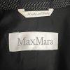 MAXMARA Women Black White Wool Polyamide Stretch Lined Career Blazer Size 4
