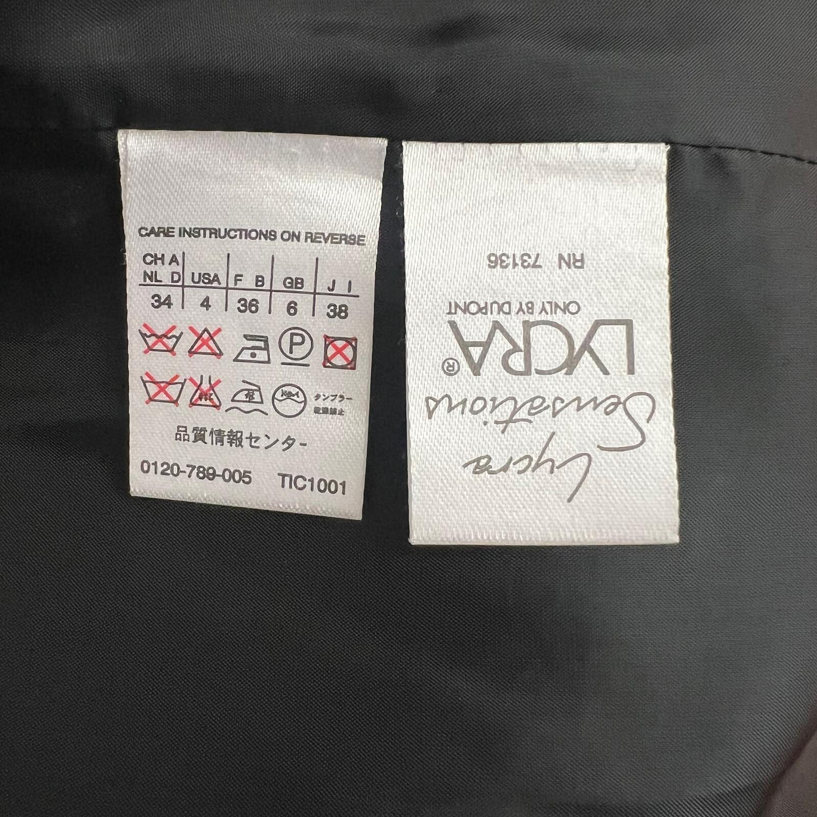 MAXMARA Women Black White Wool Polyamide Stretch Lined Career Blazer Size 4