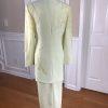 DONNA VINCI Women 2PC Lime Green Beaded Formal Long Dress and Jacket Size 12