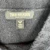 True Religion Women Sweater Size M Black High Neck Cropped Long Sleeve Cozy Warm