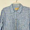 Scully Women Shirt Size XL Pearl Snap Western Cowgirl Rodeo Blue Striped Floral