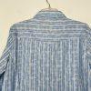 Scully Women Shirt Size XL Pearl Snap Western Cowgirl Rodeo Blue Striped Floral
