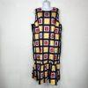 Kate Spade Flounce Hem Sheath Dress Size 16 Blocks of Color Sleeveless Stylish