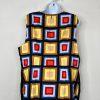 Kate Spade Flounce Hem Sheath Dress Size 16 Blocks of Color Sleeveless Stylish