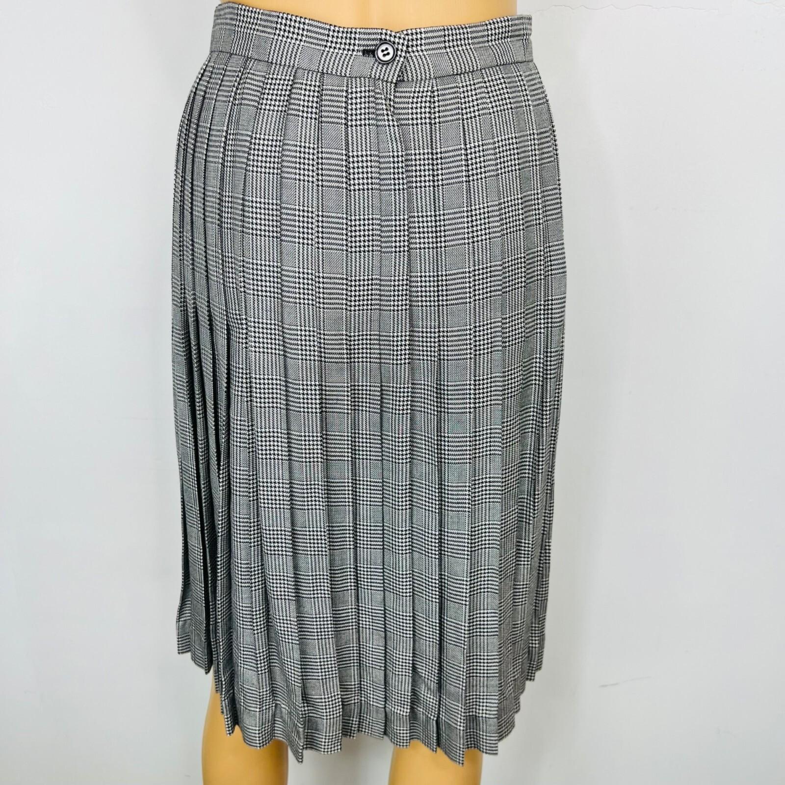 Oscar De La Renta Studio Vintage Skirt Suit 10 Zip Up Embroidered White Gray