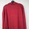 Cellinni Lana Gatto Merino Wool Size L Burgundy Soft Quiet Luxury Made In Italy