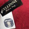 Cellinni Lana Gatto Merino Wool Size L Burgundy Soft Quiet Luxury Made In Italy