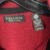 Cellinni Lana Gatto Merino Wool Size L Burgundy Soft Quiet Luxury Made In Italy