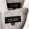 EVAN PICONE BLACK LABEL 2PC Silver Polyester Stand Up Collar Dress Suit Size 2