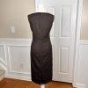 10-1425.jpg KASPER Women 2PC Brown Polyester Spandex Lined Dress Suit Size 4