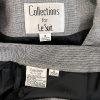 10-1438.jpg Collections For Le Suit Polyester Pant Suit Size 8 Light Gray Notch Collar 2PC