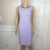 EVAN PICONE Women Polyester Stretch Dress 8 Suit 10 Lavender 3/4 Sleeves 2PC