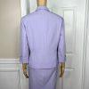 EVAN PICONE Women Polyester Stretch Dress 8 Suit 10 Lavender 3/4 Sleeves 2PC