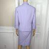 EVAN PICONE Women Polyester Stretch Dress 8 Suit 10 Lavender 3/4 Sleeves 2PC