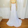 Unbranded Laced Wedding Dress Size 18W White Beaded Adjustable String Strapless
