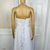 Unbranded Laced Wedding Dress Size 18W White Beaded Adjustable String Strapless