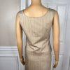 10-1489.jpg KASPER 3PC Tortilla Striped Polyester Stretchy Viscose Skirt Suit Top Size 6