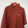 Sean John Vtg Track Pant Suit Set XL Maroon Fleece Half Zip Athleisure Y2K 2PC