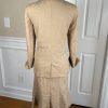 TROUSERS ETC 2PC Tortilla Floral Cotton Polyester Stretch Skirt Suit Size 10
