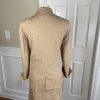 TROUSERS ETC 2PC Tortilla Floral Cotton Polyester Stretch Skirt Suit Size 10