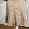 TROUSERS ETC 2PC Tortilla Floral Cotton Polyester Stretch Skirt Suit Size 10