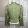 Alberto Makali Polyester Rayon Vintage Blazer Size 12 Green Tailored Collar 1PC