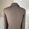 KASPER 2PC Open Front Darkwood Aurora Polyester Open Front Pant Suit Size 10