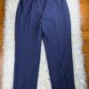 New LARRY LEVINE 2PC Purple Polyester Double Breasted Pant Suit SZ 18 MSRP 0