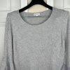 NEIMAN MARCUS Women Knit Viscose Woven Pull on Bell Sleeve Sweater Size L