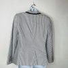 Tahari ASL Cotton Polyester Stretch Pant Suit 10 Navy Blue White Striped 2PC