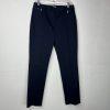 Tahari ASL Cotton Polyester Stretch Pant Suit 10 Navy Blue White Striped 2PC