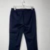 Tahari ASL Cotton Polyester Stretch Pant Suit 10 Navy Blue White Striped 2PC