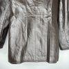 Newport News Leather Jacket Size M Brown Double Breasted Y2K Minimalist Preppy