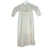10-1614.jpg Renzo Vtg Christening Baby Gown 4T White Handknitted Ruffle Long Dress Baptism