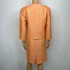 Suit Studio Polyester Rayon Skirt Suit 6P Orange Collarless Classic Lined 2PC