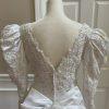 Unbranded Women Stunning White Beaded Wedding and Train Wedding Dress Size