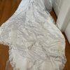Unbranded Women Stunning White Beaded Wedding and Train Wedding Dress Size