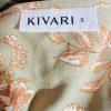 10-1659.jpg Kivari Lani Front Tie Dress S Green Floral Keyhole Midi Ruffle High Low Smocked