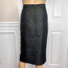STACY ADAMS Brown Black Metallic Polyester Cocktail Fancy Skirt Suit Size 14