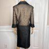 STACY ADAMS Brown Black Metallic Polyester Cocktail Fancy Skirt Suit Size 14
