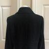Marvin Richards Women Double Breasted Wool Blend Black Coat  Size M
