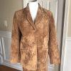RELATIVITY Women 2 PC Brown Leather Suede Skirt (Size 8) Jacket (Size M)