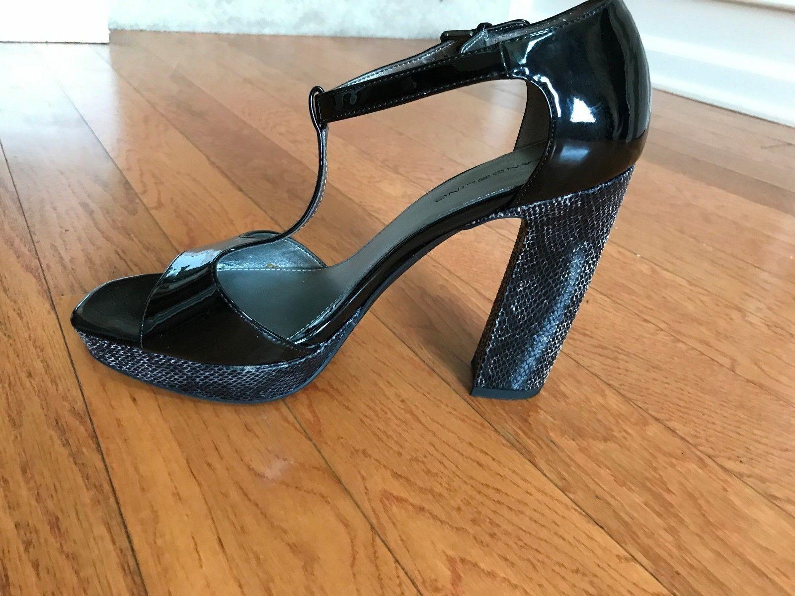 Bandolino women's T-Strap High Heels Open Shoes Size 9