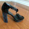 Bandolino women's T-Strap High Heels Open Shoes Size 9