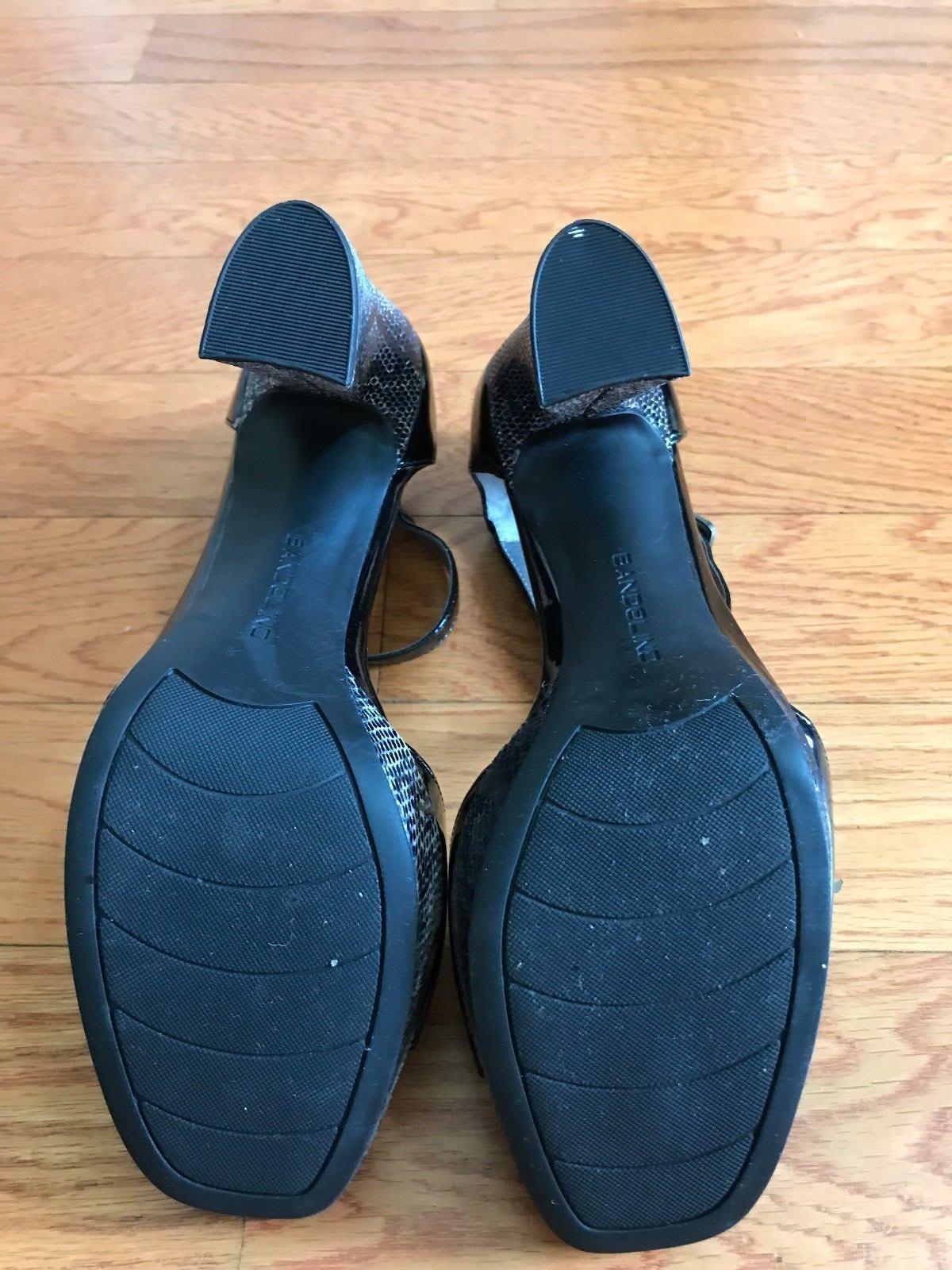 Bandolino women's T-Strap High Heels Open Shoes Size 9
