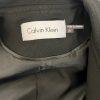 CALVIN KLEIN Women Black Polyester Rayon Spandex Lined Zip Up Blazer Size 6