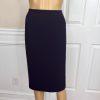 Nipon Boutique Polyester Skirt Suit Size 18 Purple Lined Collarless Cocktail 2PC