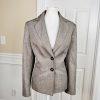 10-1759.jpg EVAN PICONE 2PC Light Brown Polyester Metallic Single Breasted Pant Suit Size 14