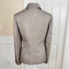 10-1761.jpg EVAN PICONE 2PC Light Brown Polyester Metallic Single Breasted Pant Suit Size 14
