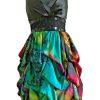Speechless Polyester Spandex Beaded Back Floral Dress Prom  Size 7 Strapless